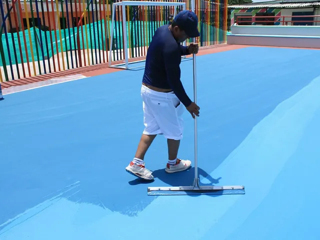 Proyecto de pisos de resina acrílica ejecutado por Sport System Perú