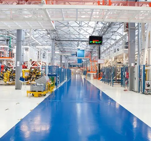Proyecto de pisos industriales ejecutado por Sport System Perú